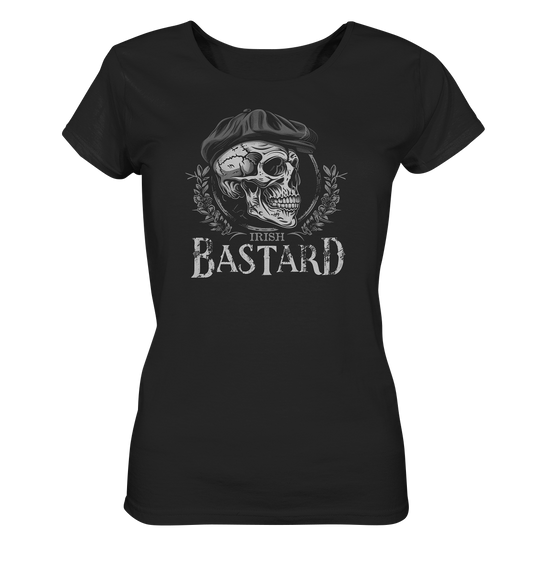 Irish Bastard "Flatcap-Skull III" - Ladies Organic Shirt