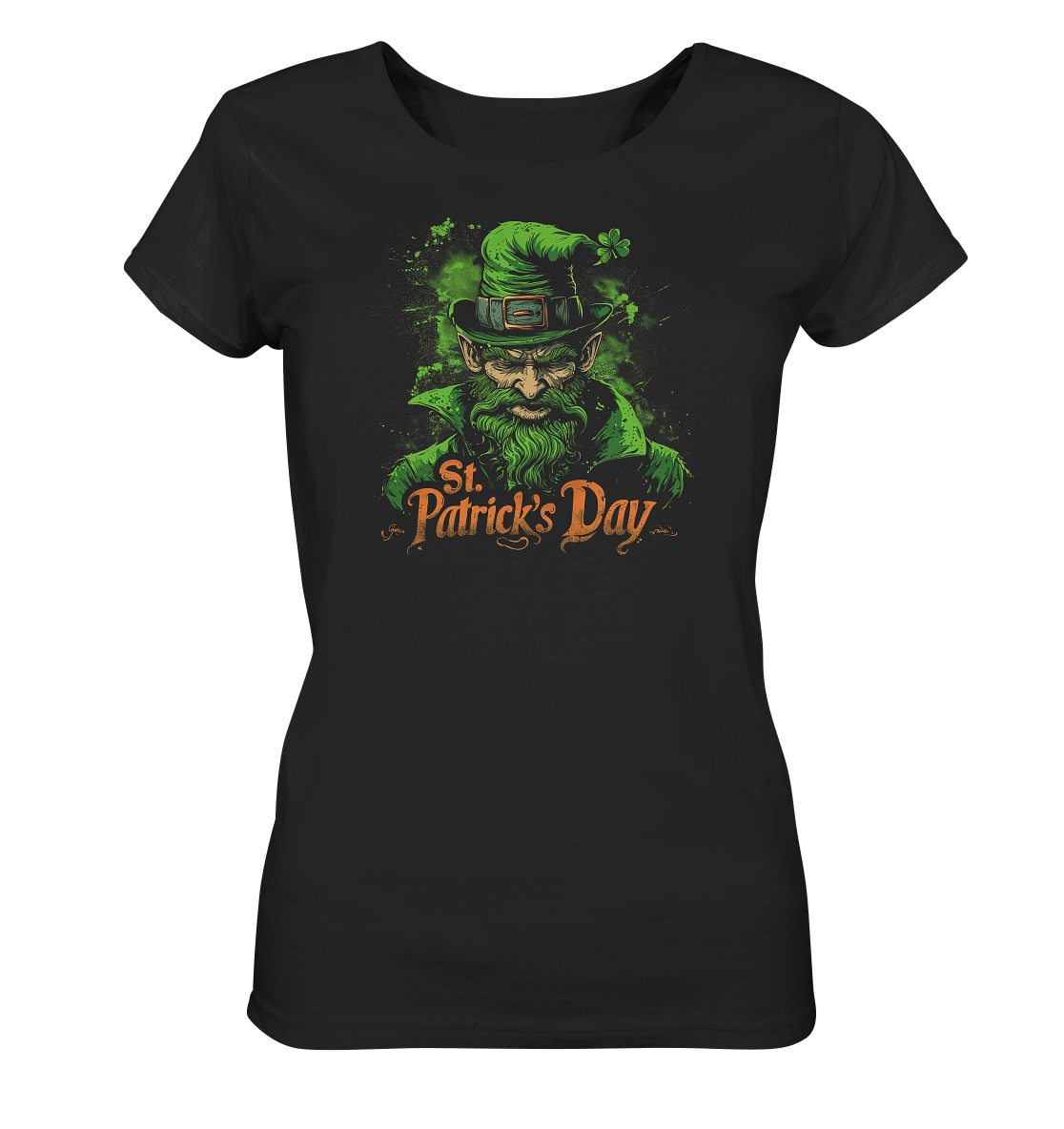 St. Patrick's Day "Leprechaun I" - Ladies Organic Shirt