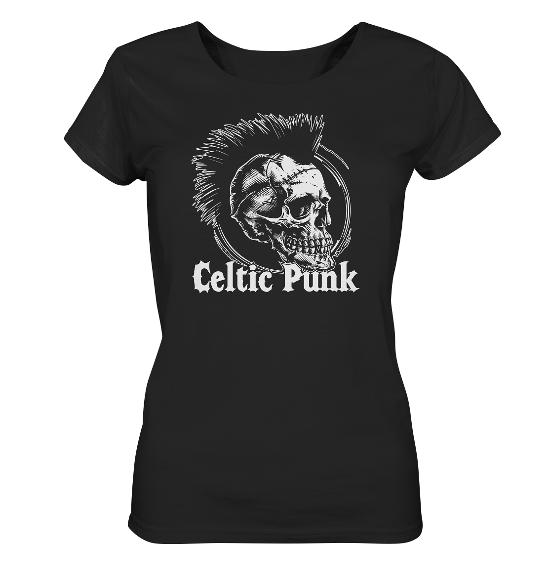 Celtic Punk "Skull III" - Ladies Organic Shirt