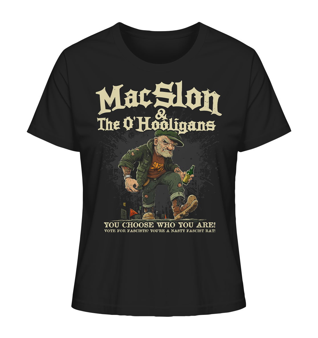 MacSlon & The O'Hooligans "You Choose Who You Are" - Ladies Organic Shirt