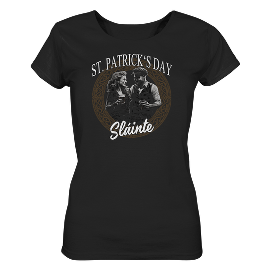 St. Patrick's Day "Sláinte / Couple" - Ladies Organic Shirt