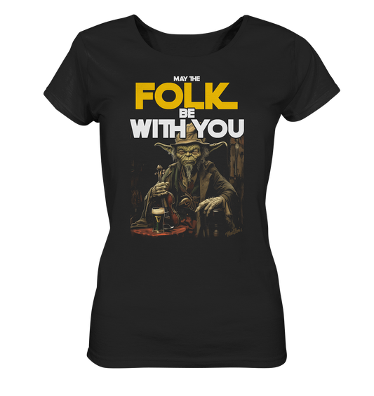 May The Folk Be With You "Leprechaun" - Ladies Organic Shirt