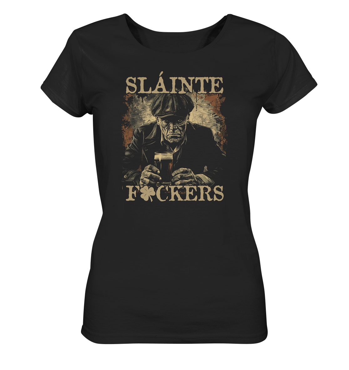 Sláinte "F*ckers / Irish Pub" - Ladies Organic Shirt