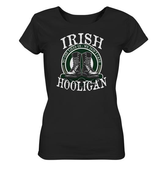 Irish Hooligan "No One Likes Us - We Don't Care" - Ladies Organic Shirt