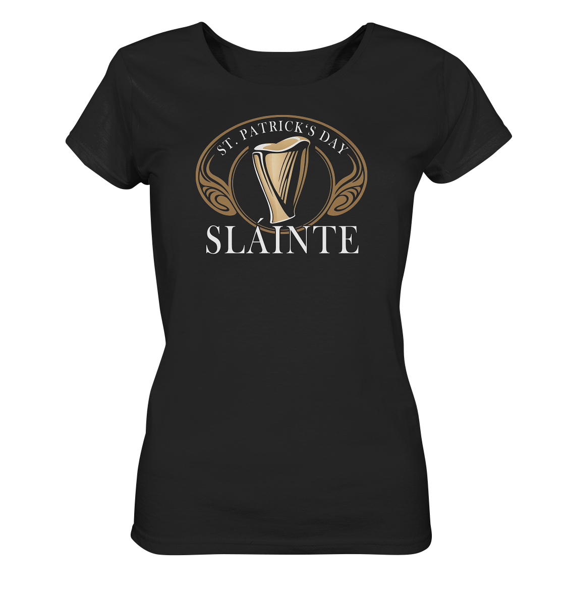 St. Patrick's Day "Sláinte I" - Ladies Organic Shirt