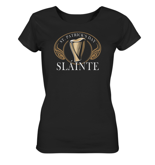 St. Patrick's Day "Sláinte I" - Ladies Organic Shirt