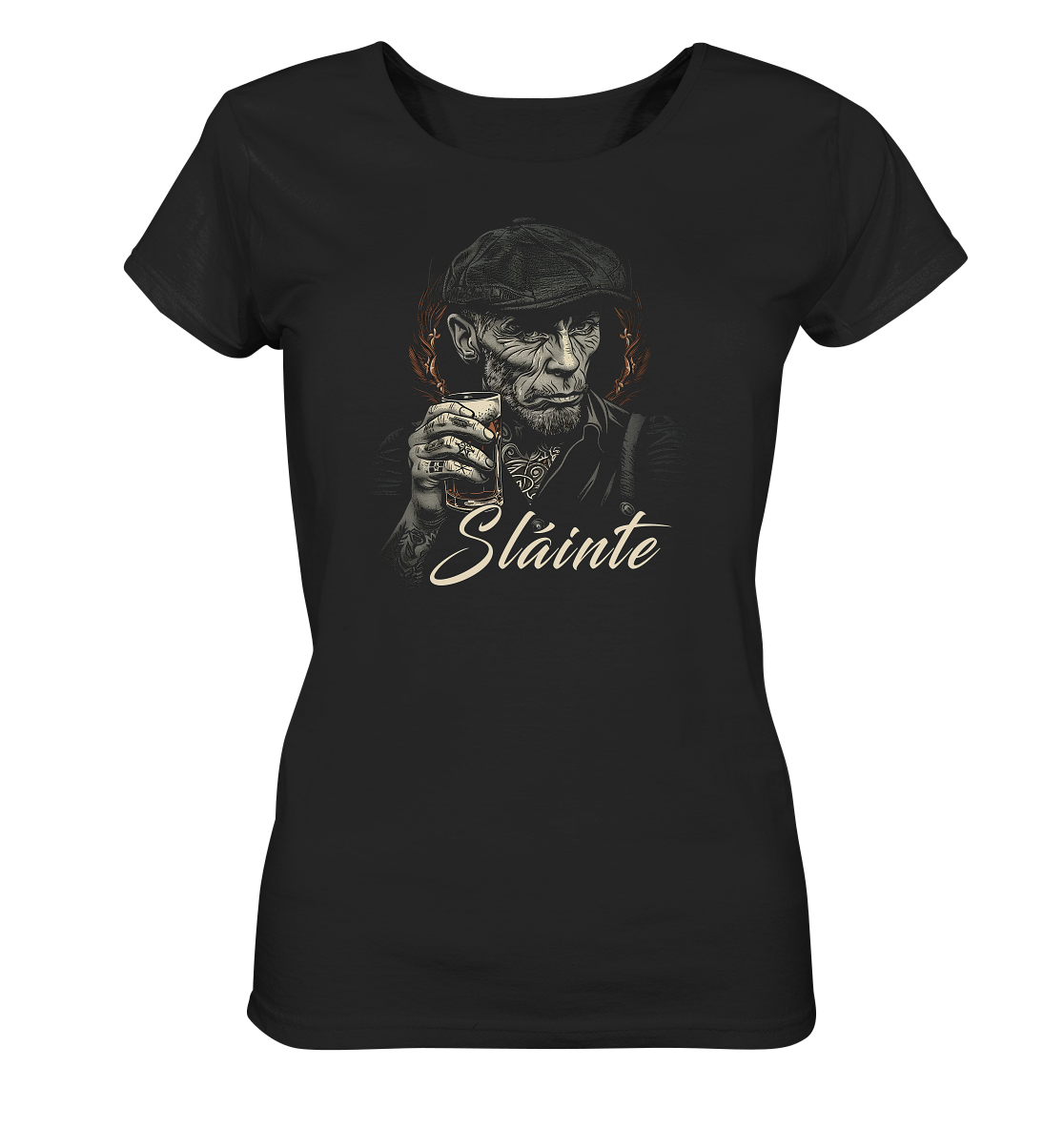 Sláinte "Old Irish Bastard IV"  - Ladies Organic Shirt