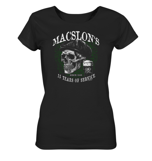 MacSlon's "15 Years Of Service III" - Ladies Organic Shirt