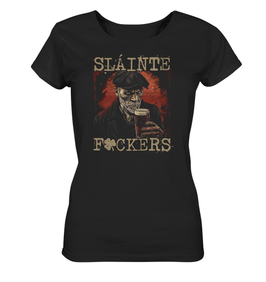 Sláinte "F*ckers / Irish Pub III" - Ladies Organic Shirt