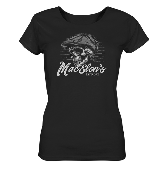 MacSlon's "Estd. 2009 / Flatcap-Skull III" - Ladies Organic Shirt