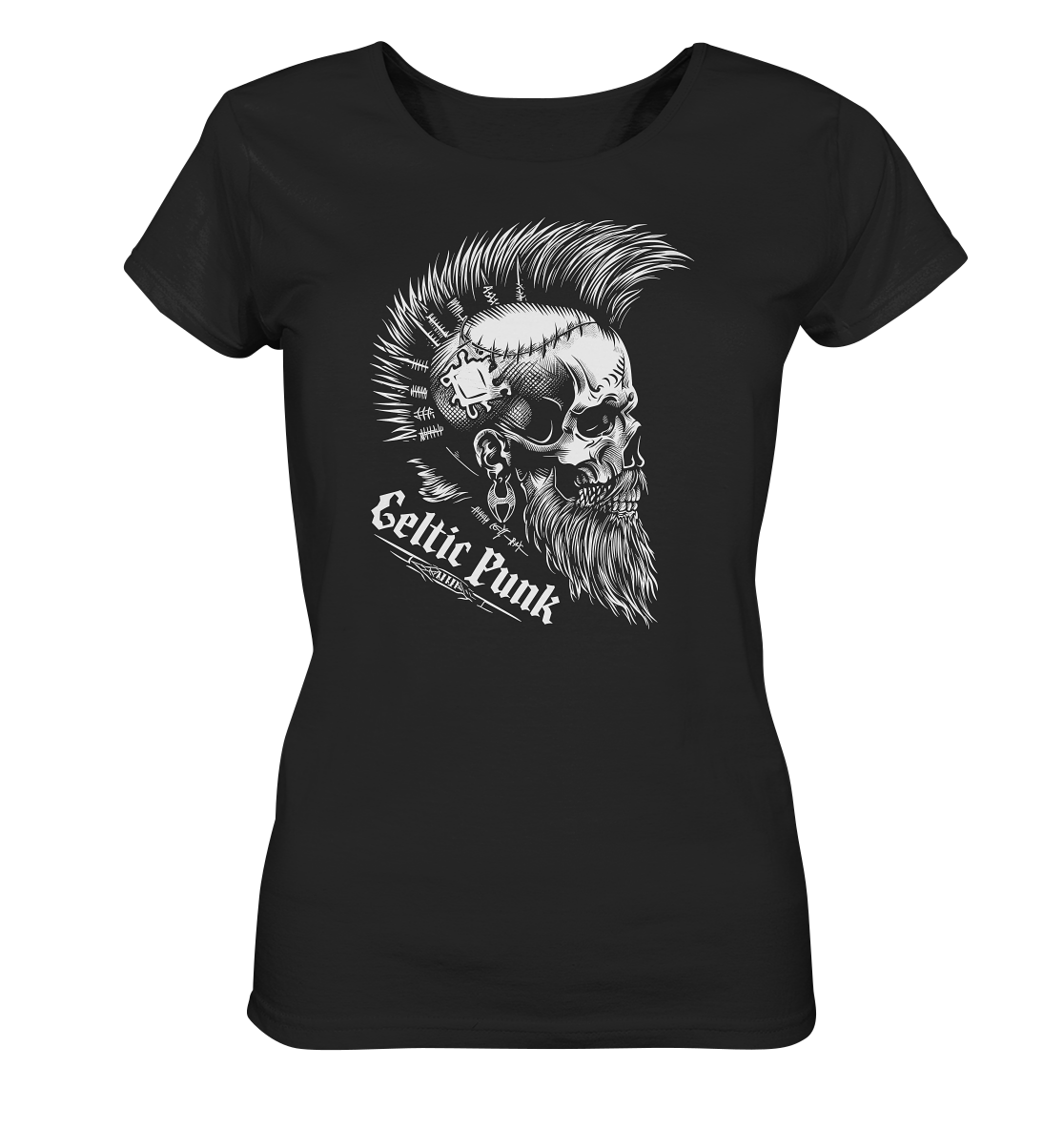 Celtic Punk "Skull" - Ladies Organic Shirt