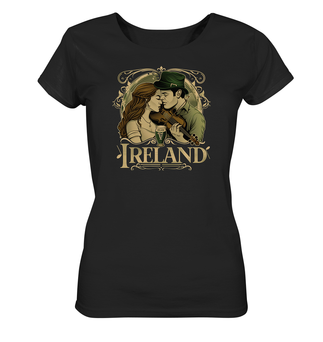 Ireland "Irish Couple I" - Ladies Organic Shirt