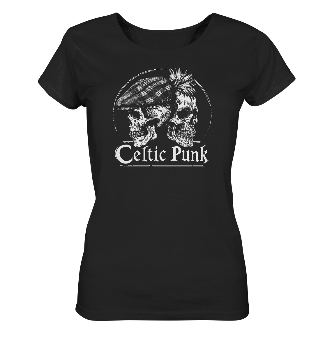 Celtic Punk "Skulls" - Ladies Organic Shirt