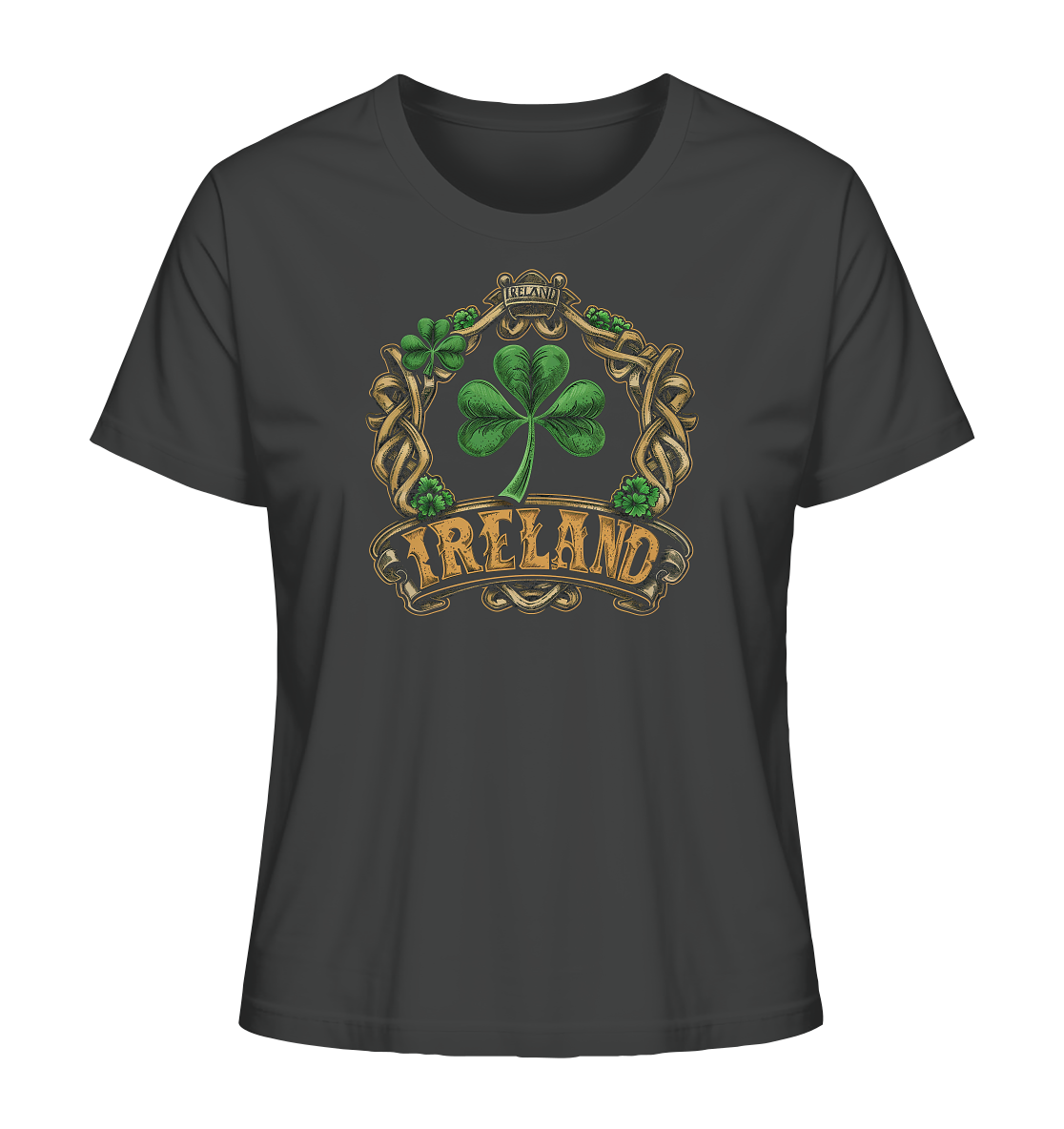 Ireland "Shamrock / Crest III" - Ladies Organic Shirt