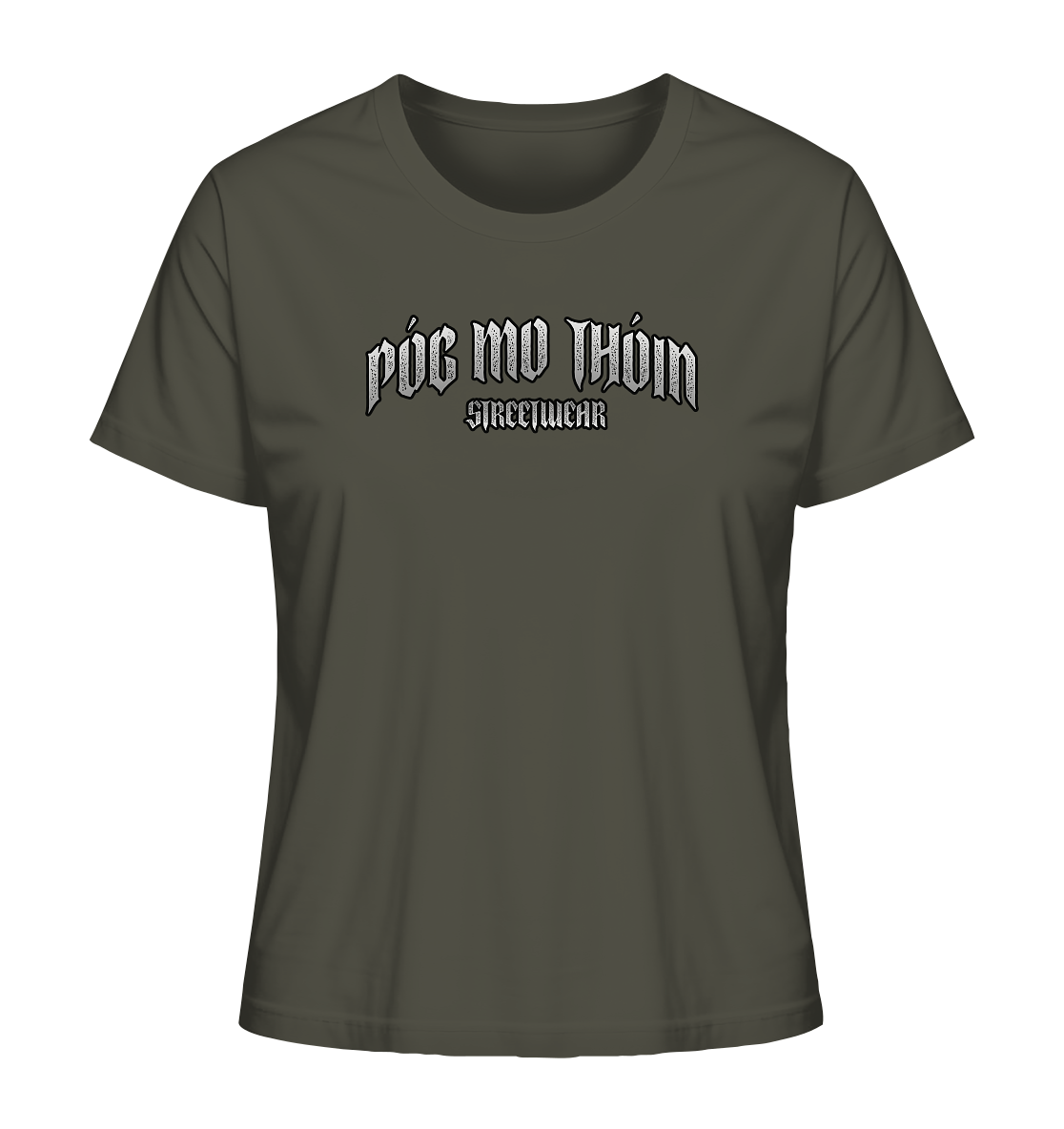 Póg Mo Thóin Streetwear "Logo" - Ladies Organic Shirt