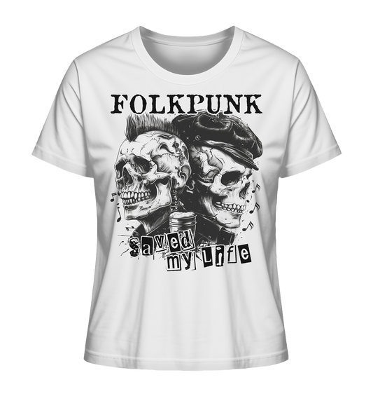 Folkpunk "Saved My Life I" - Ladies Organic Shirt