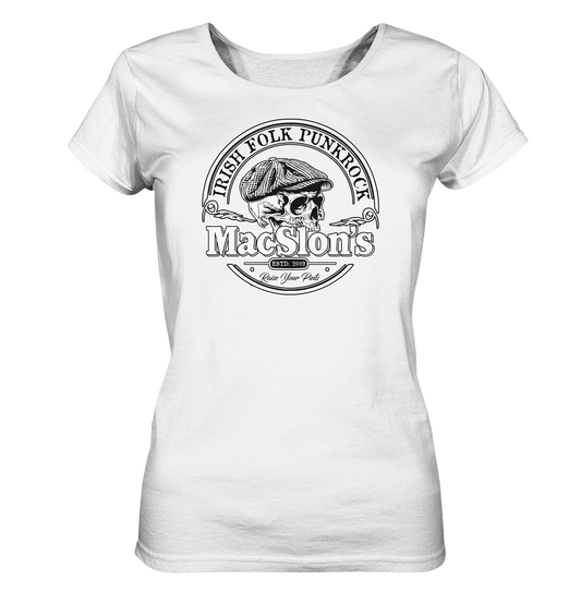 MacSlon's "Estd. 2009 / Irish Folk Punkrock II"  - Ladies Organic Shirt