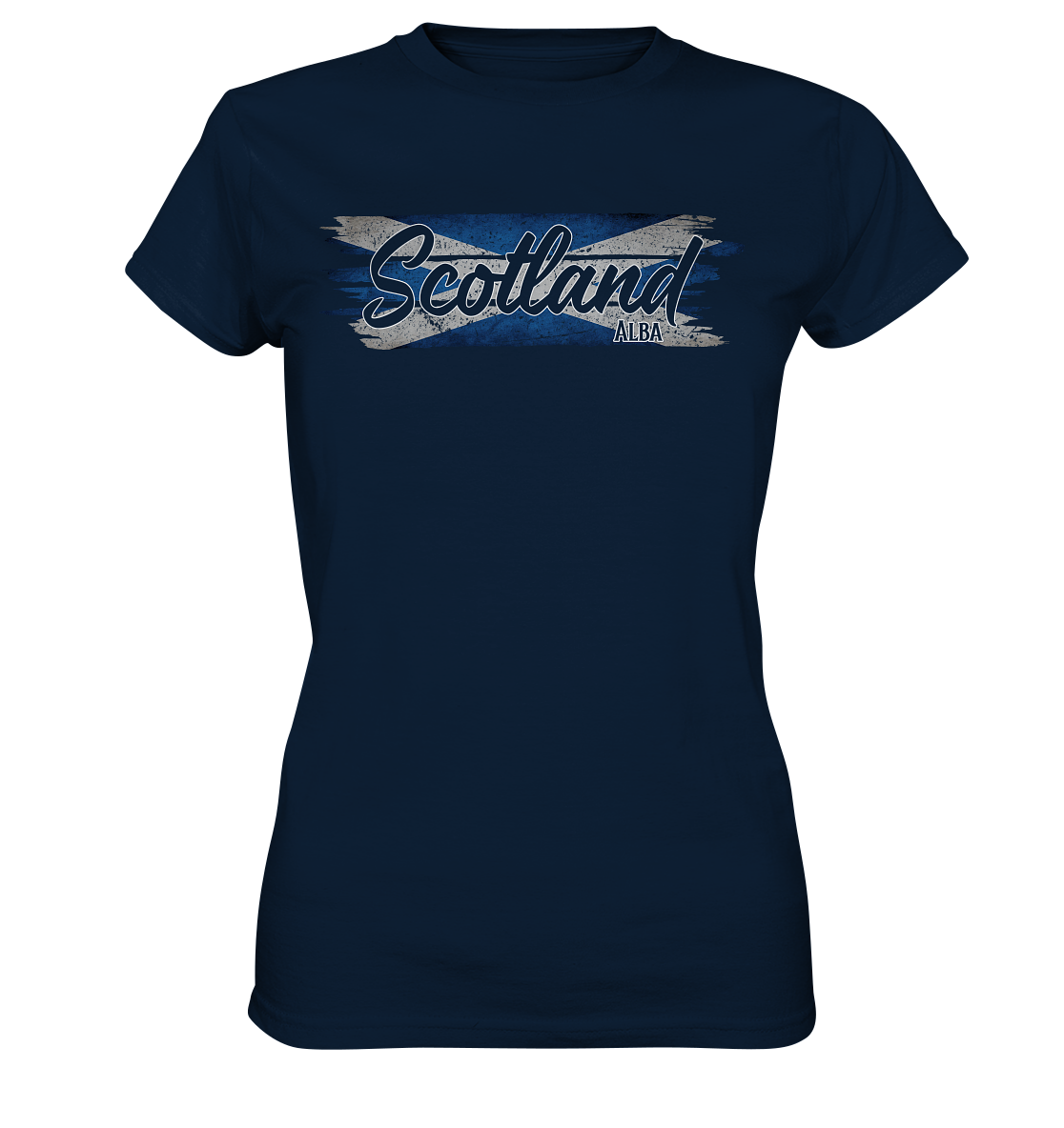 Scotland "Alba / Flag" - Ladies Premium Shirt