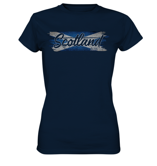 Scotland "Alba / Flag" - Ladies Premium Shirt