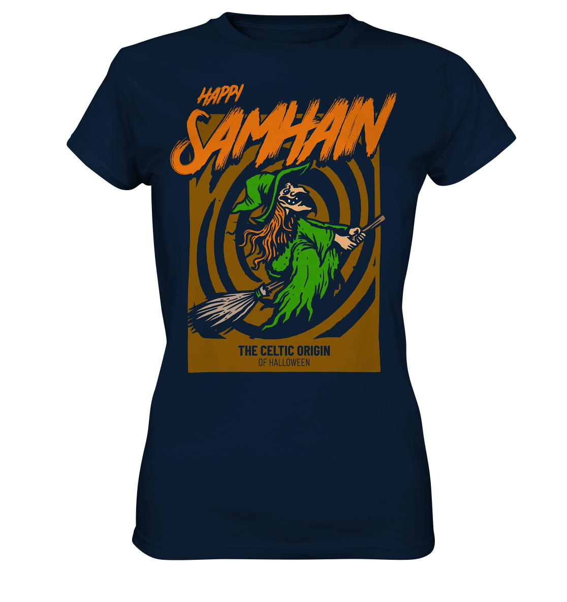 Happy Samhain "Witch" - Ladies Premium Shirt