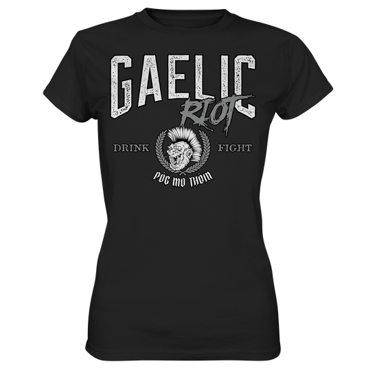 Póg Mo Thóin Streetwear "Gaelic Riot" - Ladies Premium Shirt