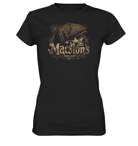 MacSlon's "Estd. 2009 / Flatcap-Skull VIII" - Ladies Premium Shirt