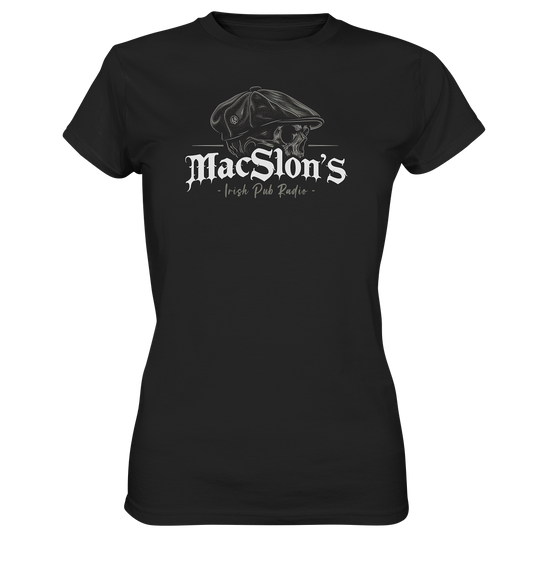 MacSlon's Irish Pub Radio "Flatcap-Skull I"  - Ladies Premium Shirt