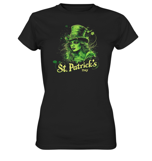 St. Patrick's Day "Leprechaun Girl II" - Ladies Premium Shirt