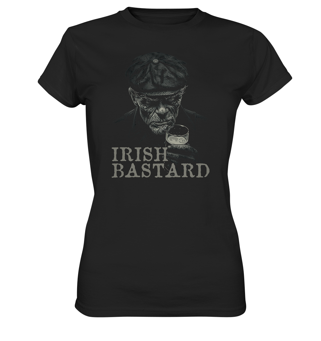 Irish Bastard "Old Irish Man VI"  - Ladies Premium Shirt