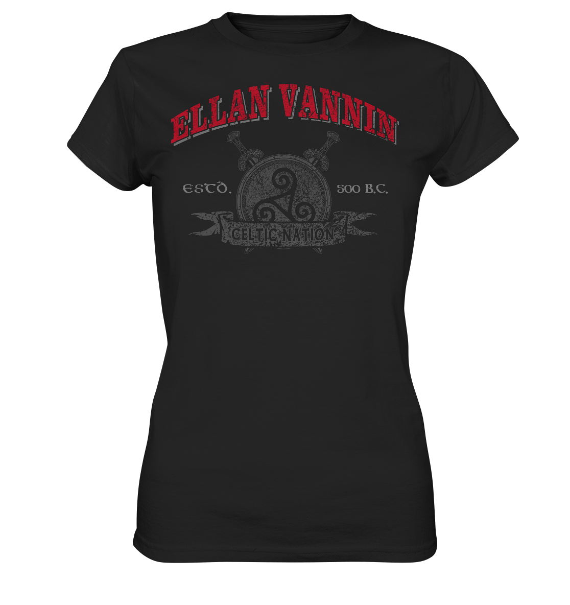 Ellan Vannin "Celtic Nation" - Ladies Premium Shirt