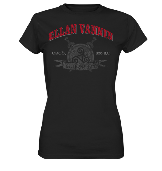 Ellan Vannin "Celtic Nation" - Ladies Premium Shirt