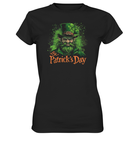 St. Patrick's Day "Leprechaun V" - Ladies Premium Shirt