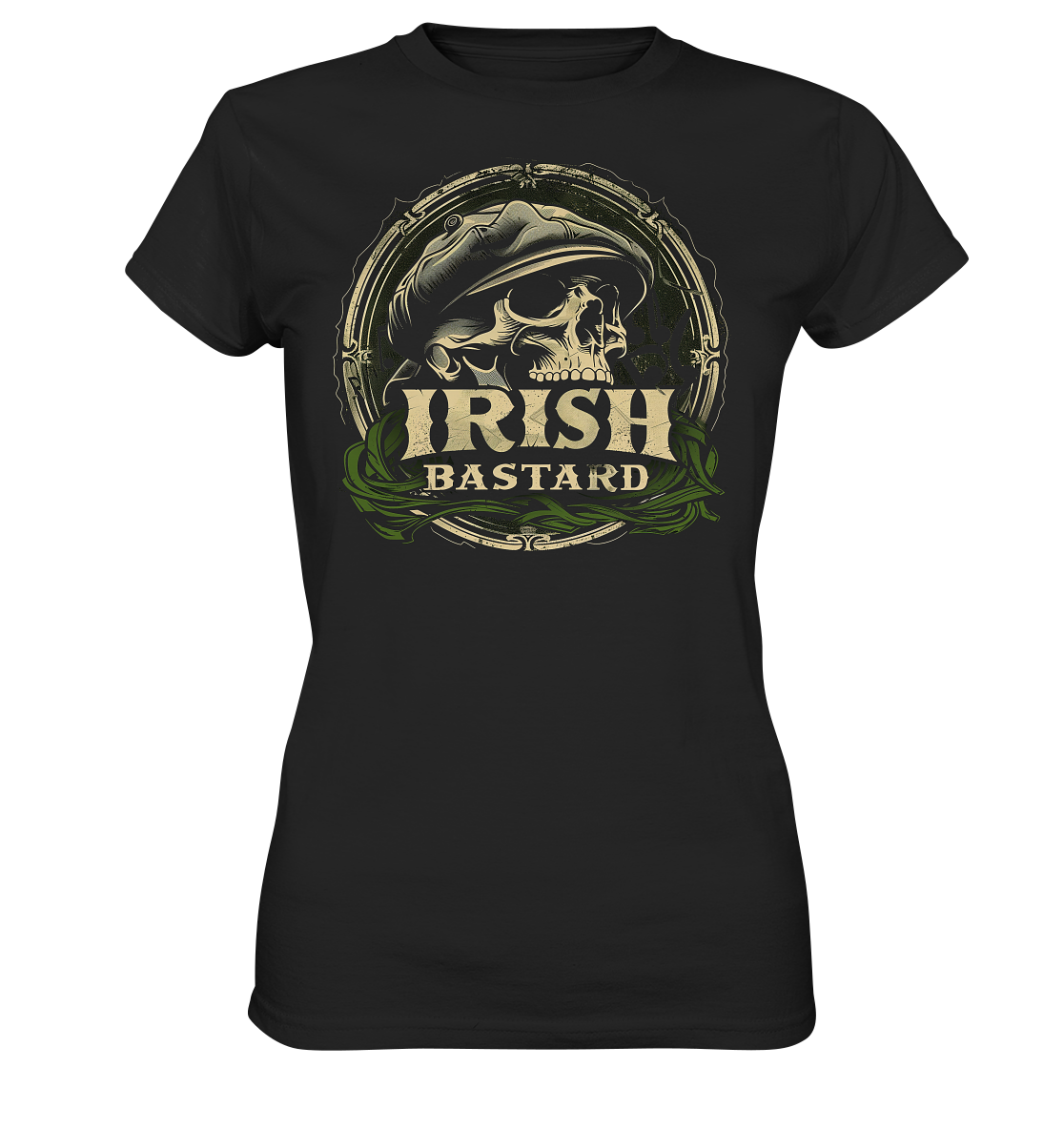 Irish Bastard "Flatcap-Skull VI" - Ladies Premium Shirt