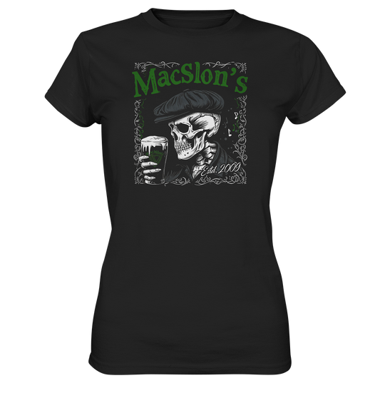 MacSlon's "Estd. 2009 / Drinking Skull" - Ladies Premium Shirt