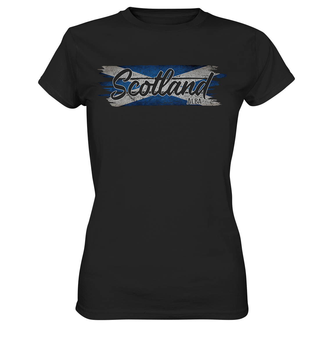 Scotland "Alba / Flag" - Ladies Premium Shirt