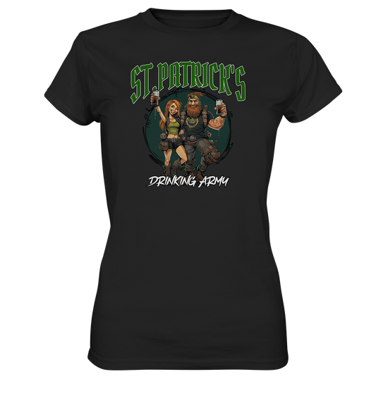 St. Patrick's "Drinking Army / Couple I" - Ladies Premium Shirt