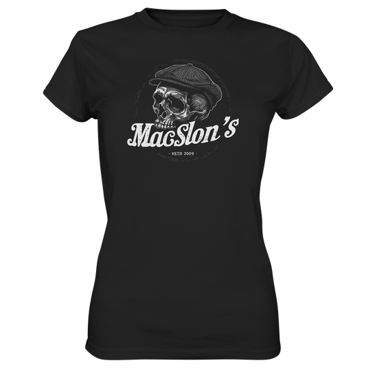 MacSlon's "Estd. 2009 / Flatcap-Skull II" - Ladies Premium Shirt