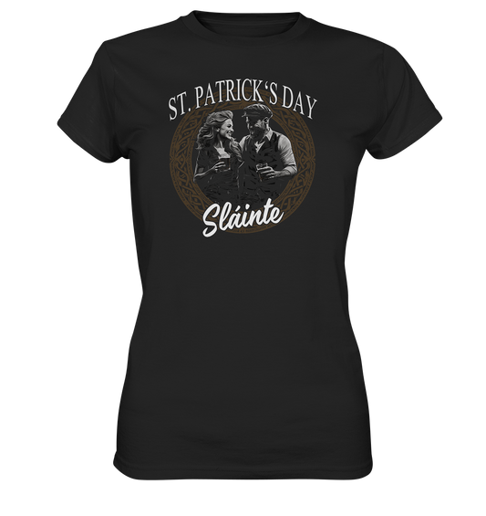 St. Patrick's Day "Sláinte / Couple" - Ladies Premium Shirt