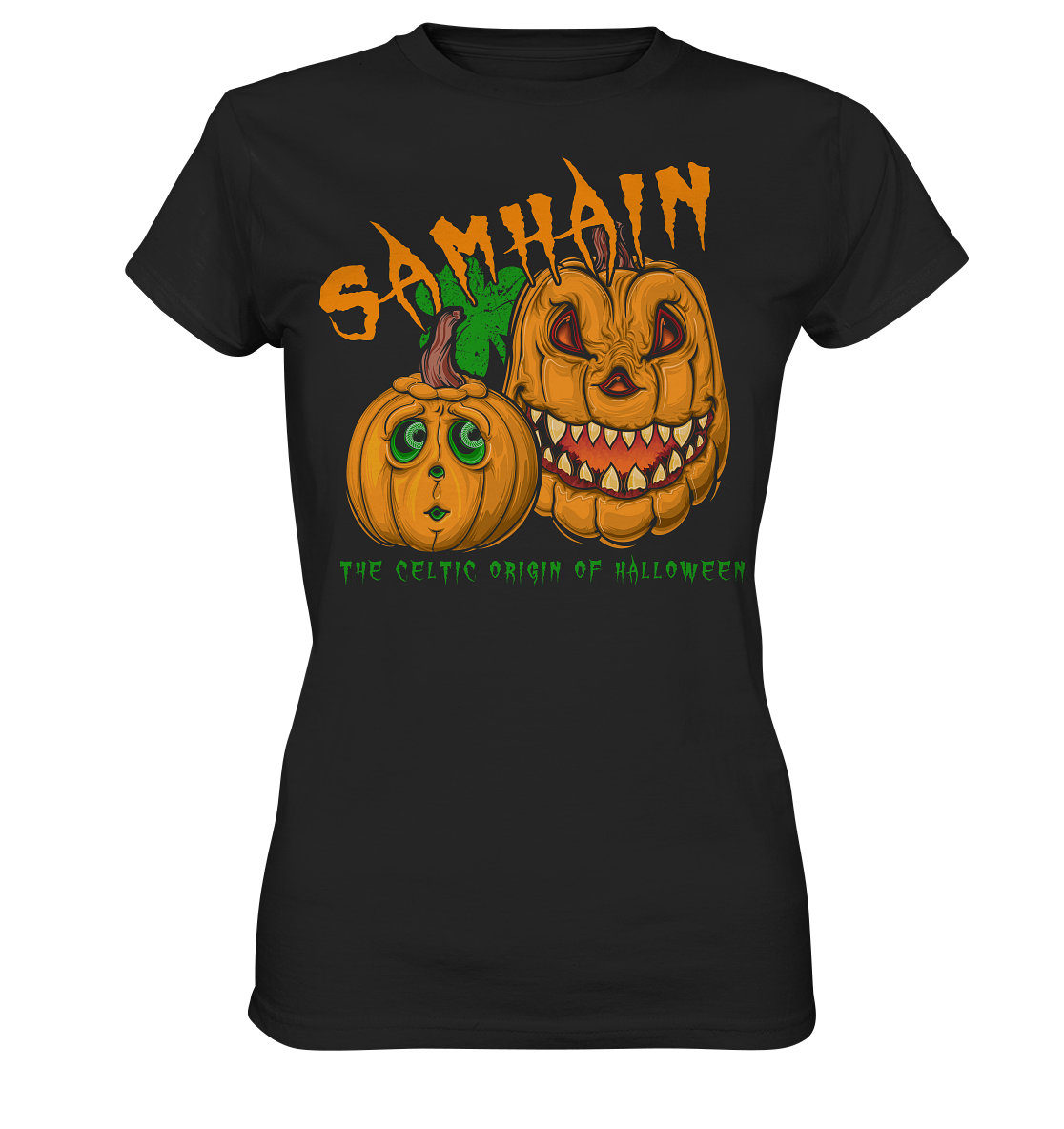 Samhain "The Celtic Origin Of Halloween" - Ladies Premium Shirt