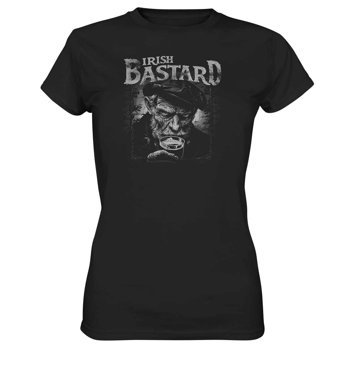 Irish Bastard "Old Irish Man II" - Ladies Premium Shirt