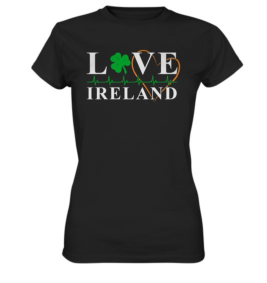 Love Ireland "Heartbeat" - Ladies Premium Shirt