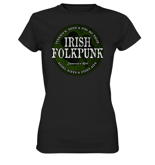 Irish Folkpunk "Shamrock'n'Roll" - Ladies Premium Shirt