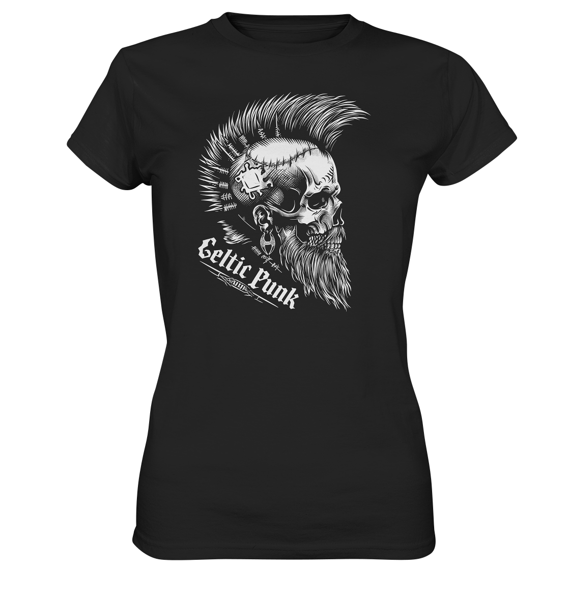 Celtic Punk "Skull" - Ladies Premium Shirt