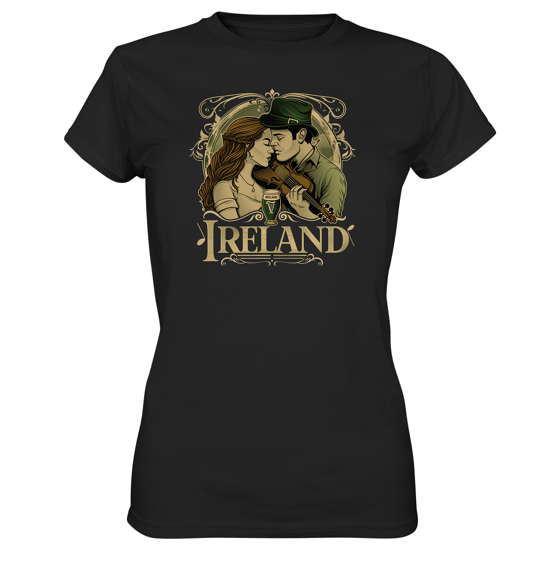 Ireland "Irish Couple I" - Ladies Premium Shirt