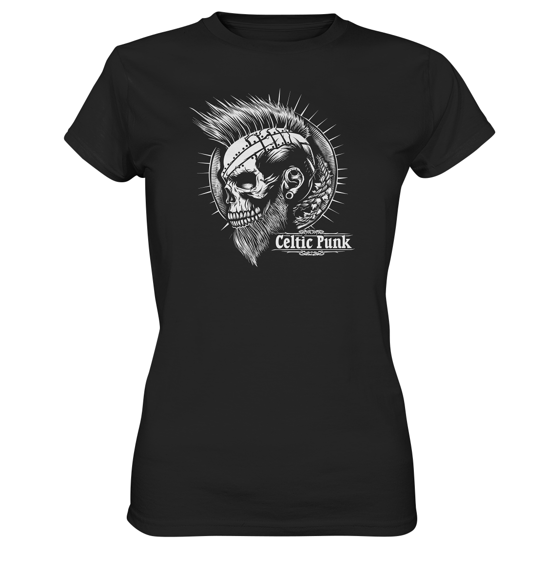 Celtic Punk "Skull IV" - Ladies Premium Shirt