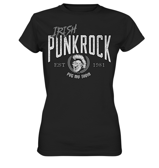 Póg Mo Thóin Streetwear "Irish Punkrock" - Ladies Premium Shirt