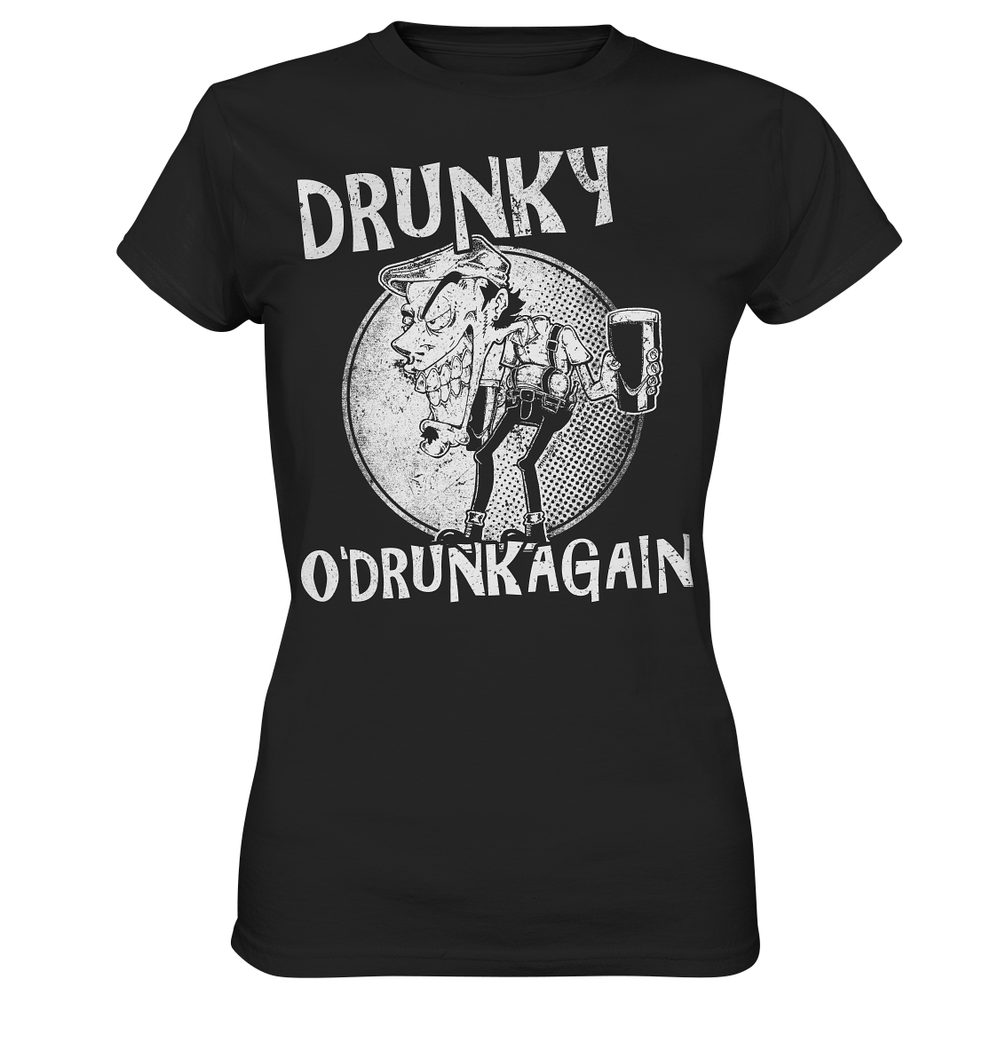 Drunky O'Drunkagain - Ladies Premium Shirt