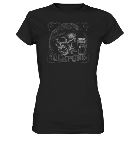 Folkpunk "Flatcap-Skull I" - Ladies Premium Shirt