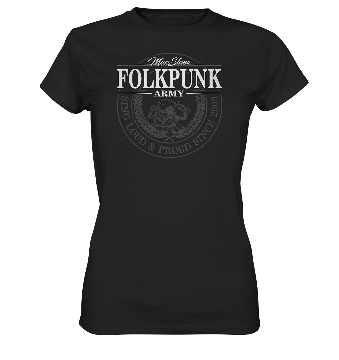 MacSlon's "Folkpunk Army" - Ladies Premium Shirt