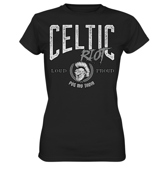 Póg Mo Thóin Streetwear "Celtic Riot" - Ladies Premium Shirt